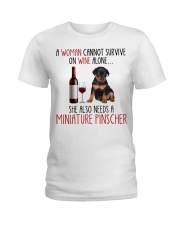 She Also Needs - Miniature Pinscher Dog Ladies T-Shirt tile