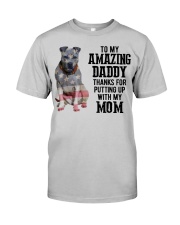 Amazing Daddy - Pitbull 4 Classic T-Shirt front