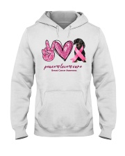 Cure - BLACK Dachshund Hooded Sweatshirt tile