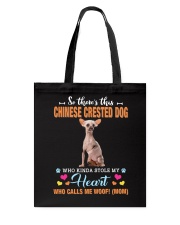 Kinda Stole - Chinese Crested Dog 2 Tote Bag tile