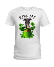 Lucky Kiss - Greyhound Ladies T-Shirt tile