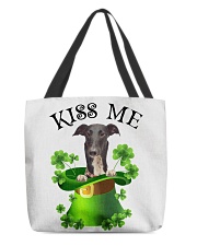 Lucky Kiss - Greyhound All-Over Tote tile