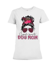Favorite Dog Mom Premium Fit Ladies Tee tile