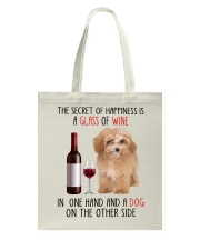 Happiness - APRICOT Maltipoo Tote Bag tile