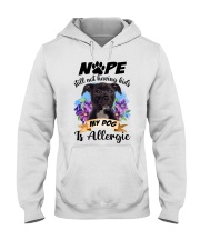Allergic - BLACK American Staffordshire Terrier Hooded Sweatshirt tile
