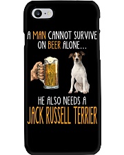 Beer Alone - Jack Russell Terrier 1 Phone Case tile