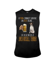 Beer Alone - Jack Russell Terrier 1 Sleeveless Tee tile