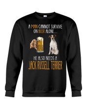 Beer Alone - Jack Russell Terrier 1 Crewneck Sweatshirt tile
