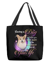 Happiest - Corgi All-Over Tote tile