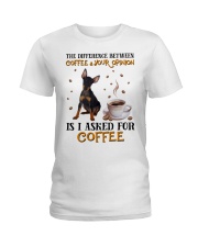 The Difference - Manchester Terrier Ladies T-Shirt tile