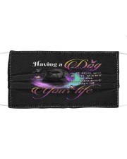 Happiest - BLACK Labrador Pup Mask tile