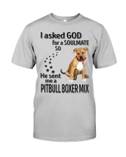 Canine Soulmate - Pitbull Boxer Mix Classic T-Shirt front