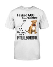 Canine Soulmate - Pitbull Boxer Mix Classic T-Shirt tile