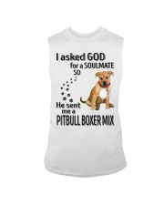 Canine Soulmate - Pitbull Boxer Mix Sleeveless Tee tile