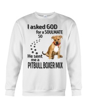 Canine Soulmate - Pitbull Boxer Mix Crewneck Sweatshirt tile