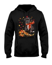 Autumn Leaves Scraf - Pitbull 2 Hooded Sweatshirt tile