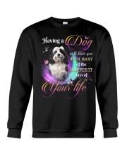 Happiest - Tibetan Terrier 1 Crewneck Sweatshirt tile