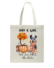 Fall And - Blue Heeler Tote Bag tile