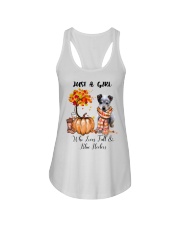 Fall And - Blue Heeler Ladies Flowy Tank tile