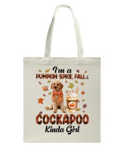 Pumpkin Kinda - APRICOT Cockapoo Tote Bag tile