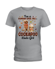Pumpkin Kinda - APRICOT Cockapoo Ladies T-Shirt tile