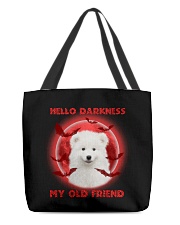 Dark Moon - Samoyed All-Over Tote tile