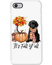 It is Fall - Labrador Black Phone Case tile