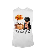 It is Fall - Labrador Black Sleeveless Tee tile