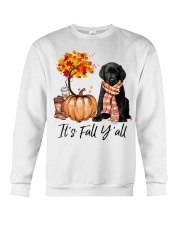 It is Fall - Labrador Black Crewneck Sweatshirt tile