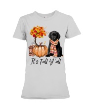 It is Fall - Labrador Black Premium Fit Ladies Tee tile