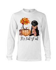 It is Fall - Labrador Black Long Sleeve Tee tile