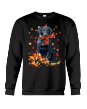 Autumn Leaves Scraf - Labrador Retriever 1 Crewneck Sweatshirt tile
