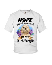 Allergic - CREAM American Cocker Spaniel Youth T-Shirt tile