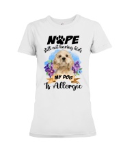 Allergic - CREAM American Cocker Spaniel Premium Fit Ladies Tee tile