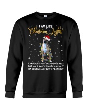 Christmas Lights - Black Mouth Cur Crewneck Sweatshirt tile