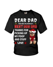 Christmas Dad - Yorkshire Terrier Youth T-Shirt tile