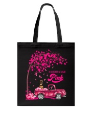 LBN October Pink Truck German Shepherd 2 Tote Bag tile
