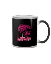 LBN October Pink Truck German Shepherd 2 Color Changing Mug tile