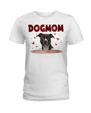 Love Mom - American Pit Bull Terrier Ladies T-Shirt tile