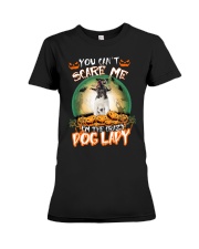 Crazy Lady - American Akita Premium Fit Ladies Tee tile