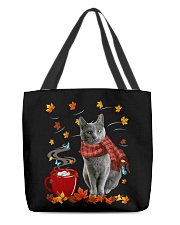 Hot Chocolate - Cat 4 All-Over Tote tile