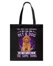 Same Thing - RED Miniature Poodle Tote Bag tile