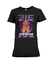 Same Thing - RED Miniature Poodle Premium Fit Ladies Tee tile