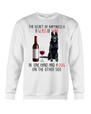 Happiness - BLACK German Shepherd Crewneck Sweatshirt tile