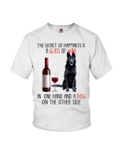 Happiness - BLACK German Shepherd Youth T-Shirt tile