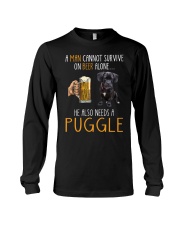 Beer Alone - Puggle 2 Long Sleeve Tee tile