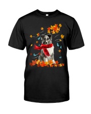 Flying Scarf - Shetland Sheepdog 1 Classic T-Shirt front