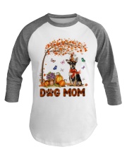 Pumpkin Mom - German Pinscher Baseball Tee tile