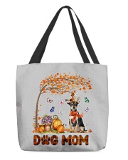 Pumpkin Mom - German Pinscher All-Over Tote tile