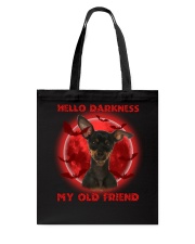 Dark Moon - Miniature Pinscher 2 Tote Bag tile
